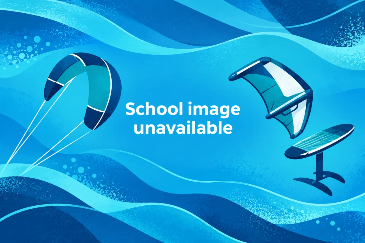 School image unavailable — generic kite, wing and foil illustration School image unavailable — generic kite, wing and foil illustration